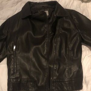 Black pleather jacket